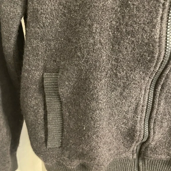 Gray Zip-Up Sweater - Picture 6 of 8